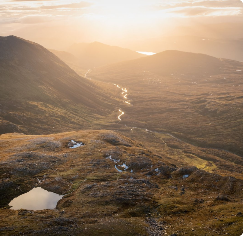 Mountains and fog image